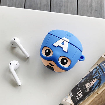 Baby Captain America 'Blue' Premium AirPods Case