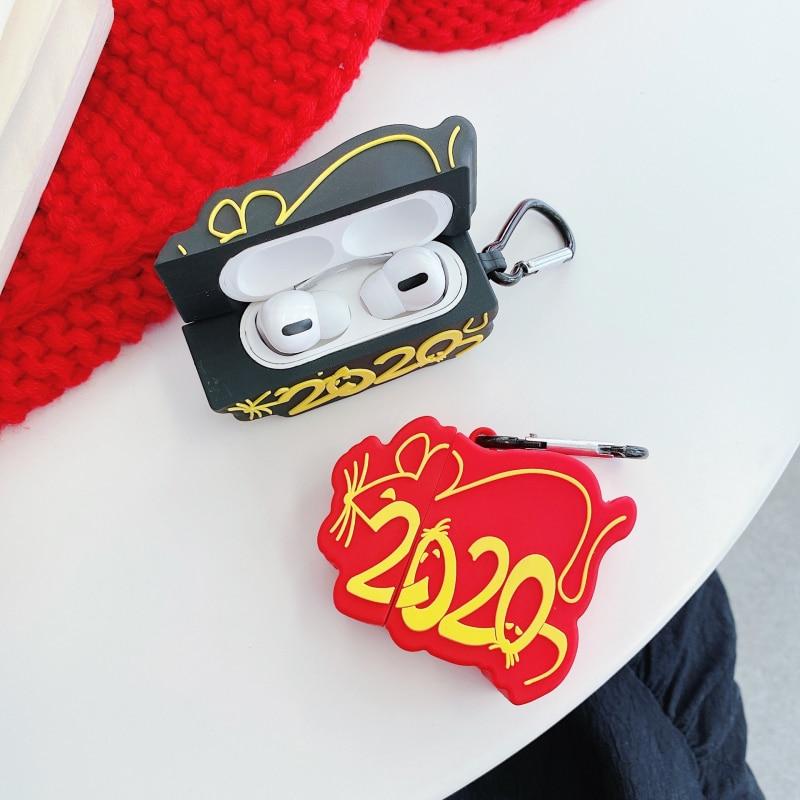 New Year 2020 'Year of the Rat' Premium AirPods Pro Case Shock Proof Cover