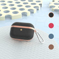 Soft TPU | Plastic and Vegan Leather AirPods Pro Case Shock Proof Cover