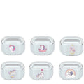 Cute Unicorn Clear Acrylic AirPods Pro Case Shock Proof Cover