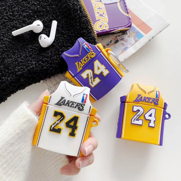 Lakers Basketball Jersey Premium AirPods Case Shock Proof Cover