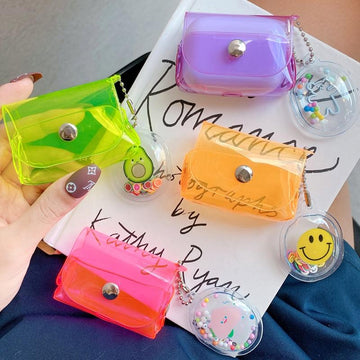 Clear Fluorescent Candy Color Holster AirPods Pro Case