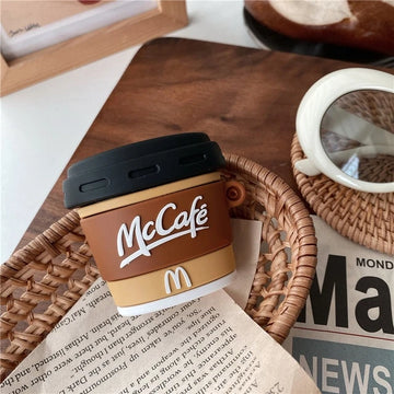 McDonald's McCafe Coffee Premium AirPods Case Shock Proof Cover