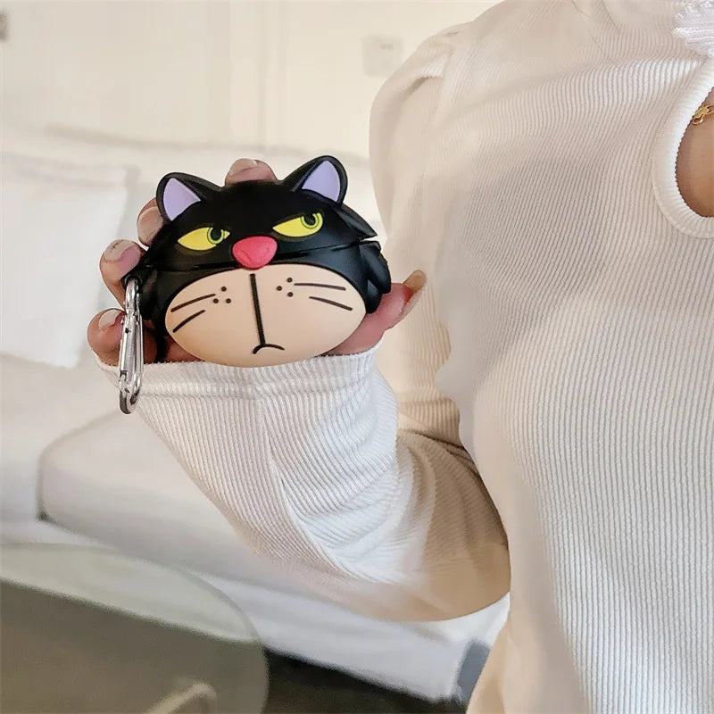 Cinderella 'Cat | Lucifer' AirPods Pro Case Shock Proof Cover