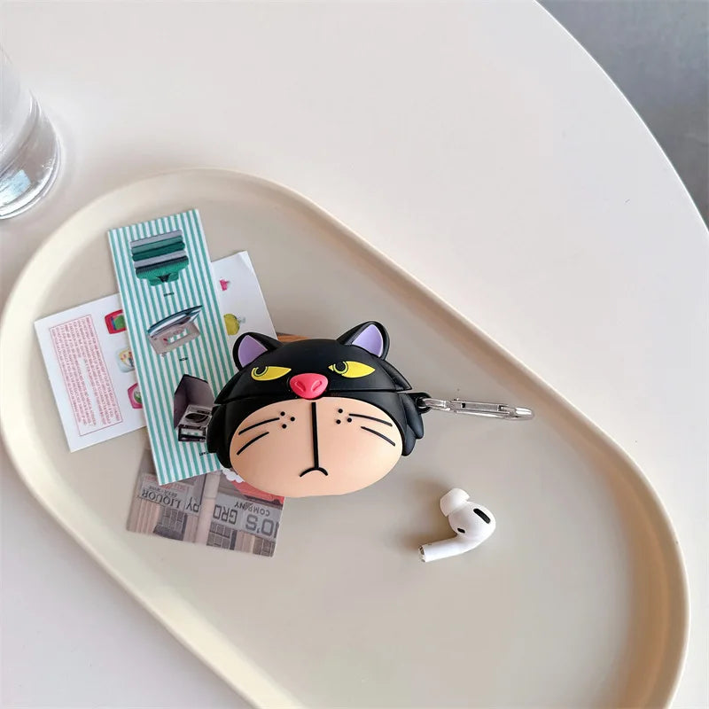 Cinderella 'Cat | Lucifer' AirPods Pro 2 Case Shock Proof Cover