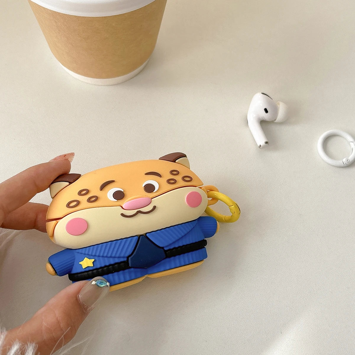 Zootopia 'Cheetah | Police Officer' Airpods Pro 2 Case Shock Proof Cover