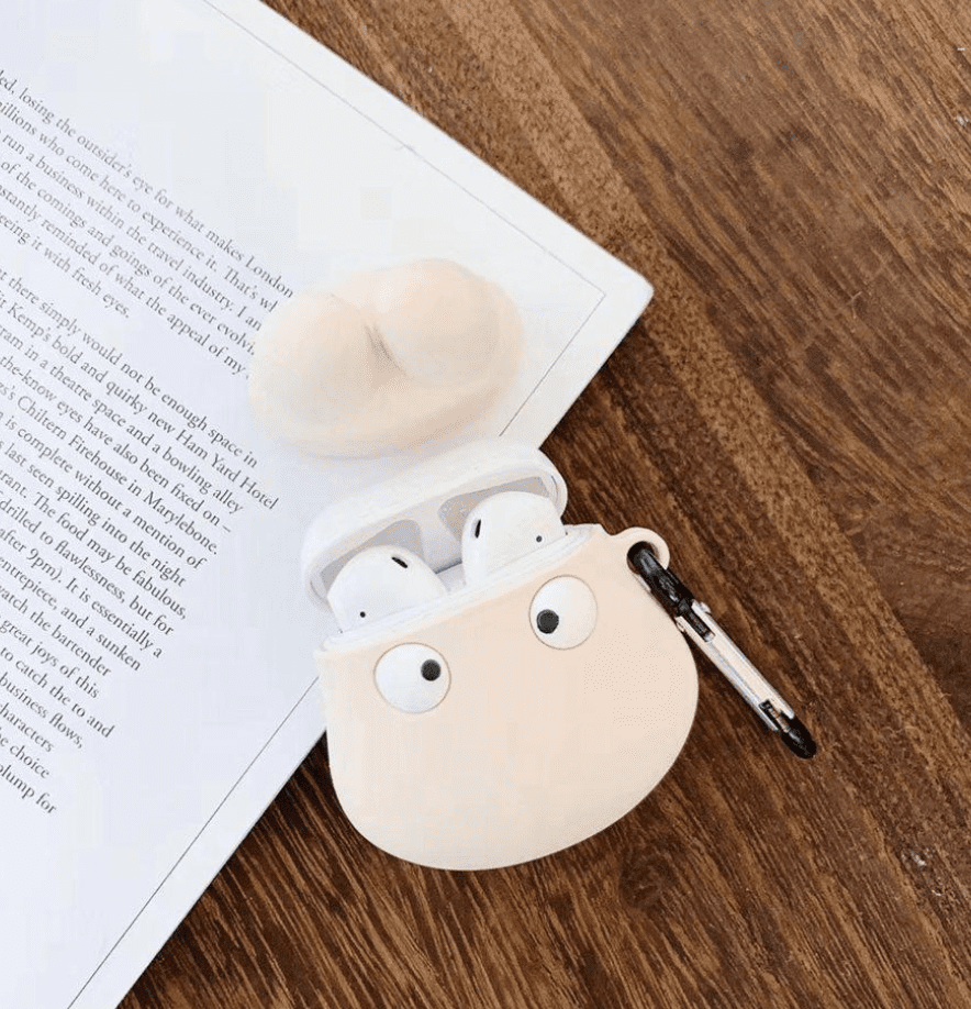 White Hippo Premium AirPods Case Shock Proof Cover