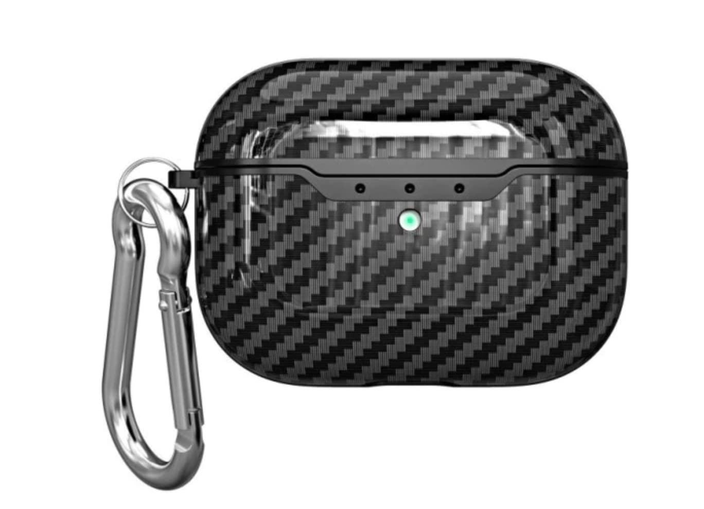 Carbon Fiber Style Plastic | TPU AirPods Pro Case Shock Proof Cover