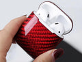 Red Carbon Fiber Premium AirPods Case Shock Proof Cover