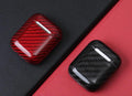 Black Carbon Fiber Premium AirPods Case Shock Proof Cover