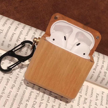 Ash Wood AirPods Case Shock Proof Cover