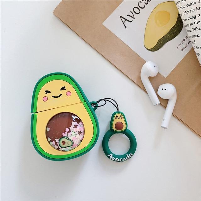 Avacado 'Snow Globe Belly' Premium AirPods Case Shock Proof Cover