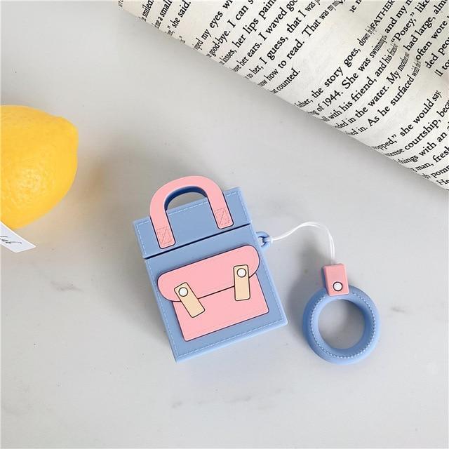 Baby Blue Pocketbook Premium AirPods Case Shock Proof Cover