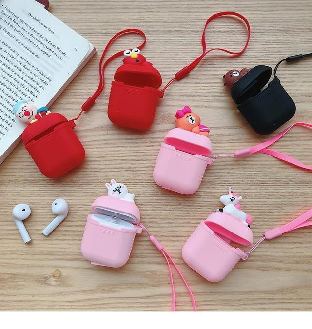 Black Baby Mickey AirPods Case Shock Proof Cover