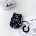 Black Cat Premium AirPods Case Shock Proof Cover