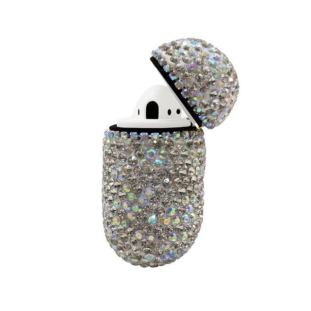 Ruby Rhinestone AirPods Case Shock Proof Cover