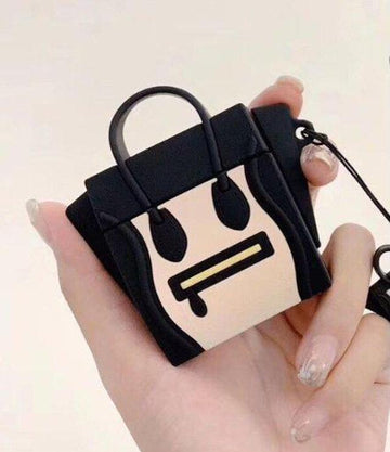 Black Handbag Premium AirPods Case Shock Proof Cover