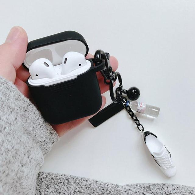 Black Heart AirPods Case Shock Proof Cover