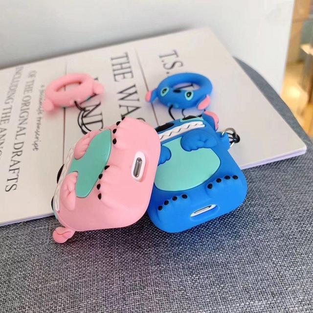 Blue Lilo and Stitch Premium AirPods Case Shock Proof Cover