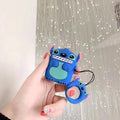 Blue Lilo and Stitch Premium AirPods Case Shock Proof Cover