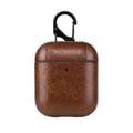 Brown Leather AirPods Case Shock Proof Cover