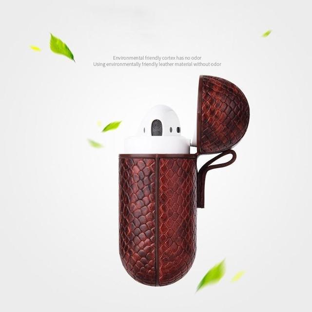 Brown Rattle Snake AirPods Shock Proof Cover