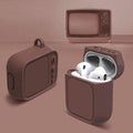 Brown Tube TV AirPods Case Shock Proof Cover