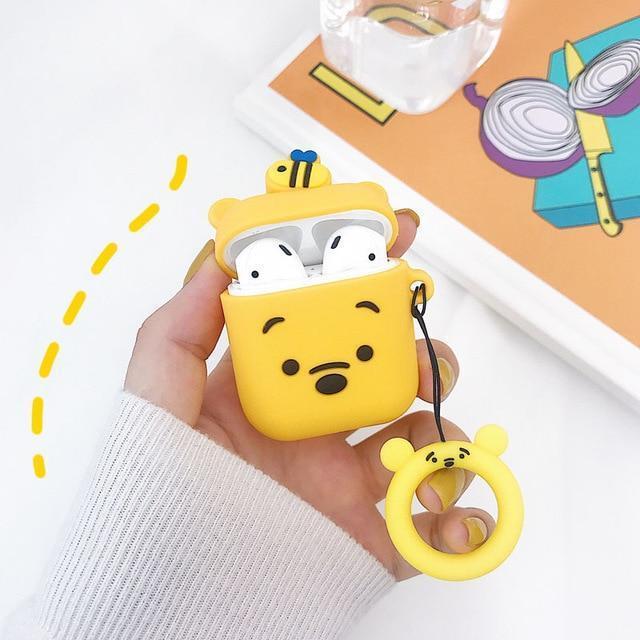 Bumble Bee Bear AirPods Case Shock Proof Cover