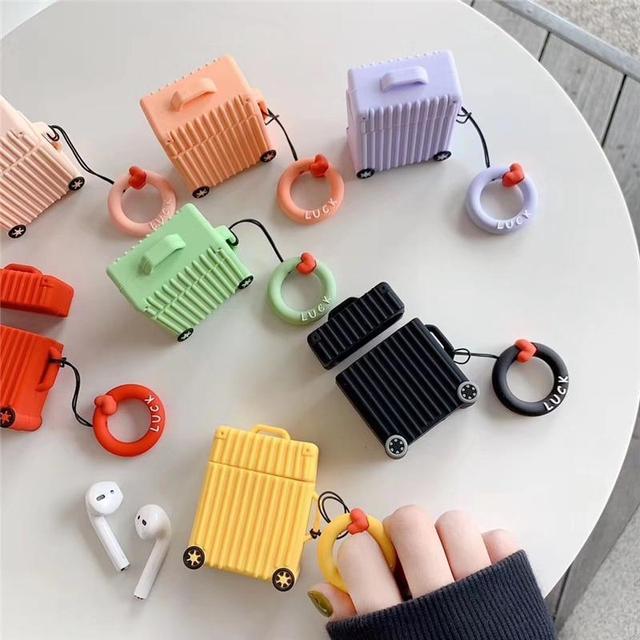 Canary Square Luggage AirPods Case Shock Proof Cover