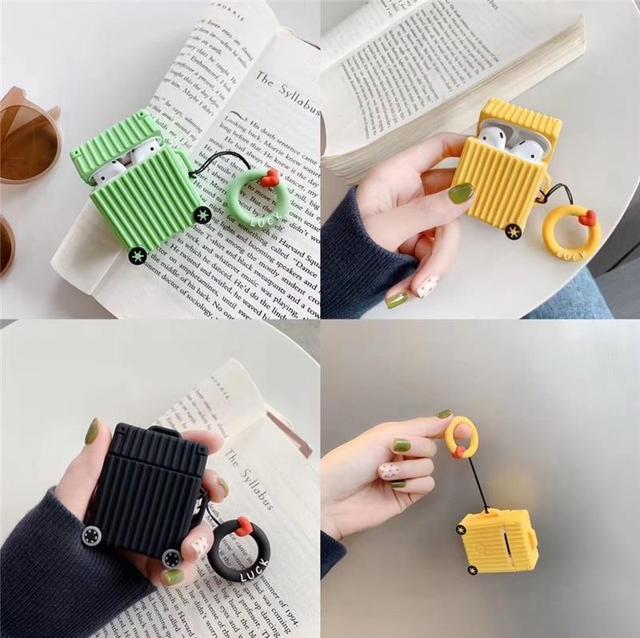 Canary Square Luggage AirPods Case Shock Proof Cover