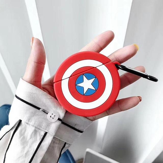 Captain America 'Shield' Premium AirPods Case Shock Proof Cover