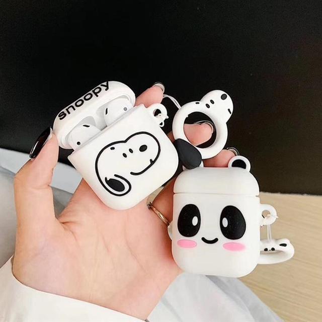 Snoopy Logo AirPods Case Shock Proof Cover