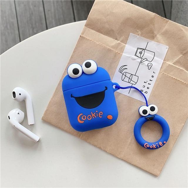 Cookie Monster AirPods Case Shock Proof Cover