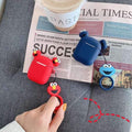 Cookie Monster Ears AirPods Case Shock Proof Cover