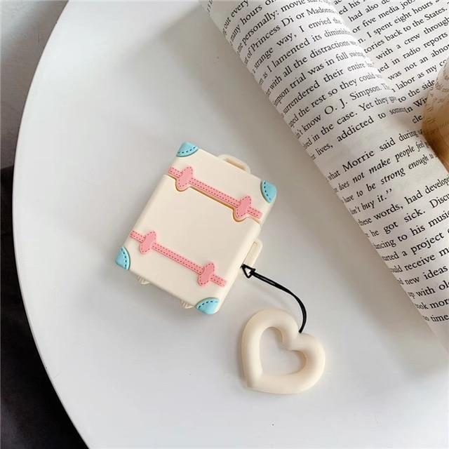 Cream Trunk AirPods Case Shock Proof Cover