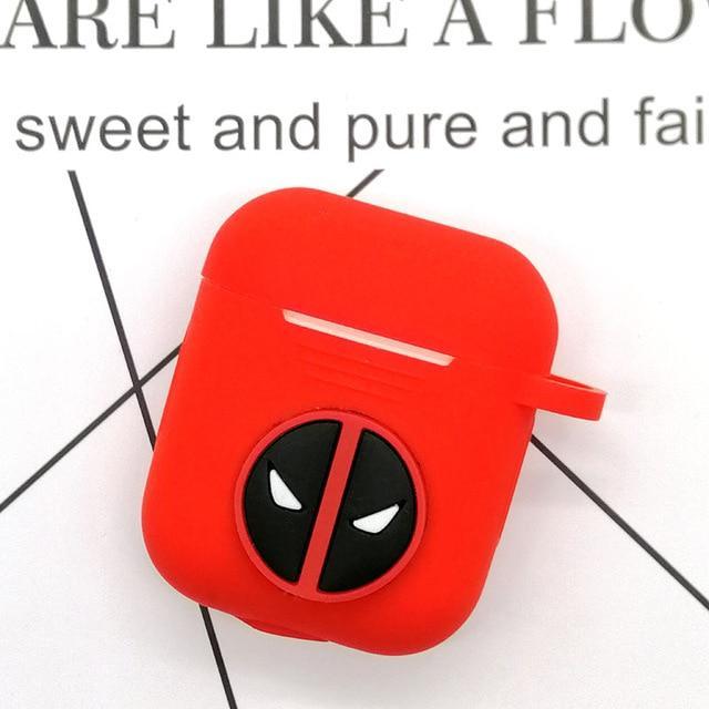 Deadpool Logo AirPods Case Shock Proof Cover