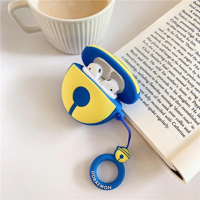 Doraemon 'Blue Bell' Premium AirPods Case Shock Proof Cover