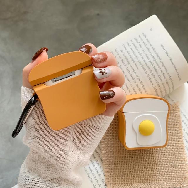 Eggs on Toast Premium AirPods Case Shock Proof Cover