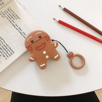 GingerBread Man Cookie Premium AirPods Case Shock Proof Cover