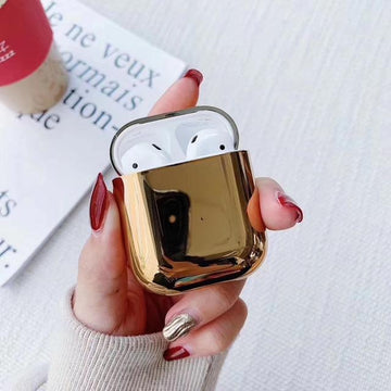 Gold Plated AirPods Case Shock Proof Cover