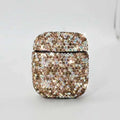 Gold Rhinestone AirPods Case Shock Proof Cover