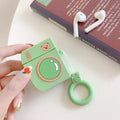 Green Bear Camera AirPods Case Shock Proof Cover