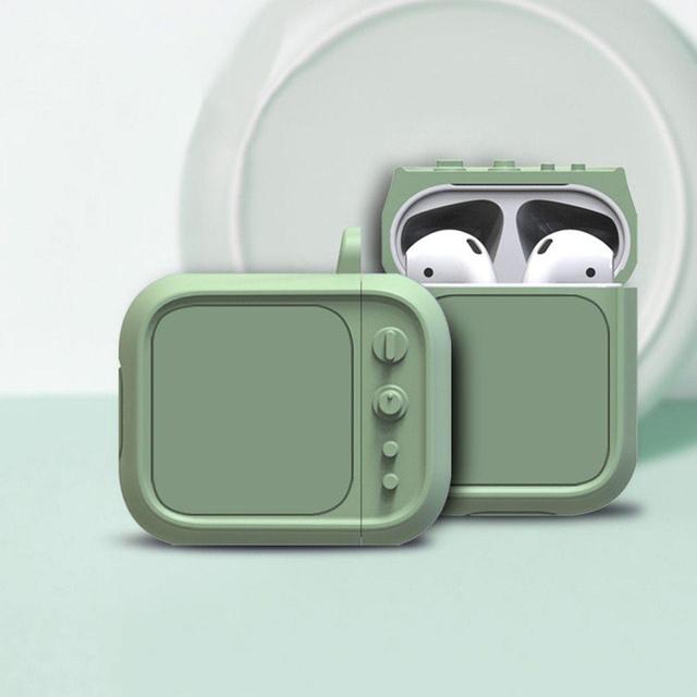 Green Tube TV AirPods Case Shock Proof Cover