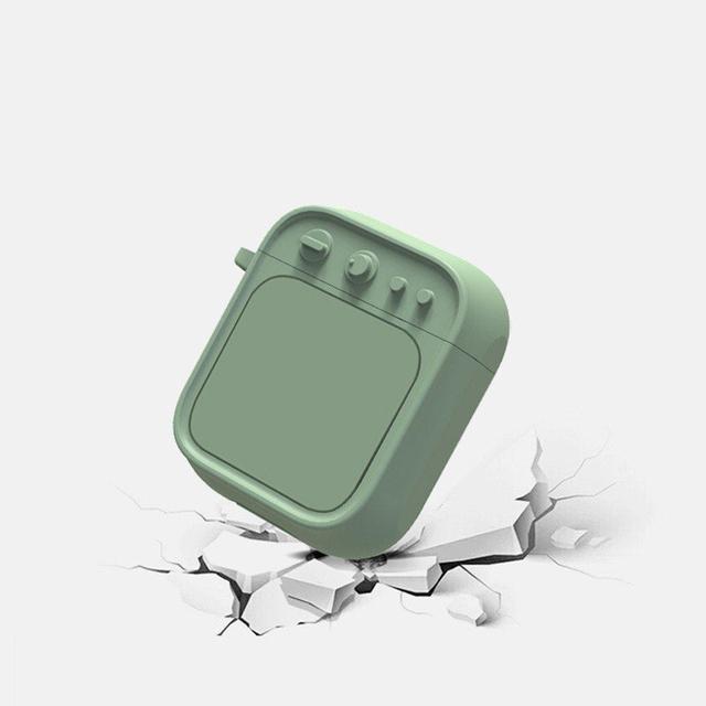 Green Tube TV AirPods Case Shock Proof Cover