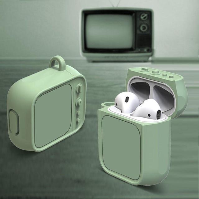 Green Tube TV AirPods Case Shock Proof Cover