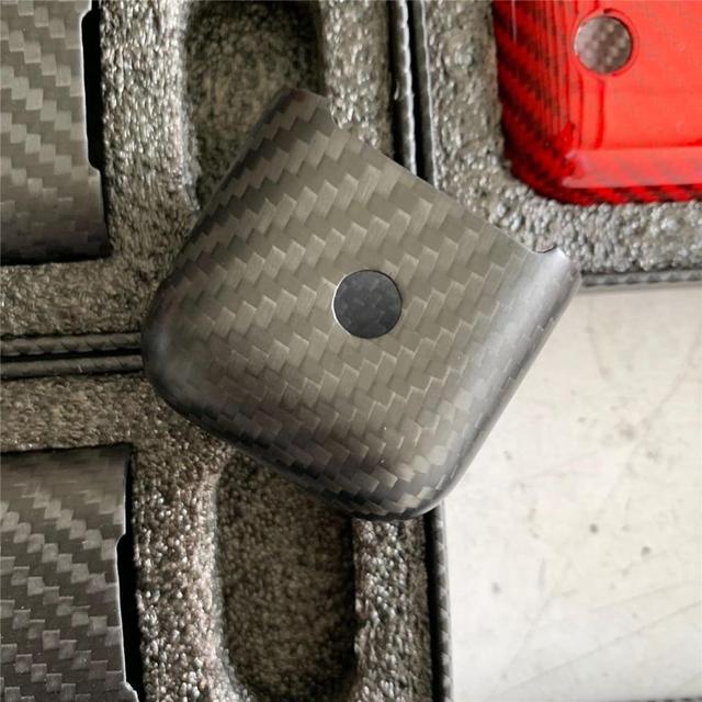 Grey Carbon Fiber Premium AirPods Case Shock Proof Cover