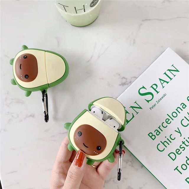 Happy Avocado Premium AirPods Case Shock Proof Cover