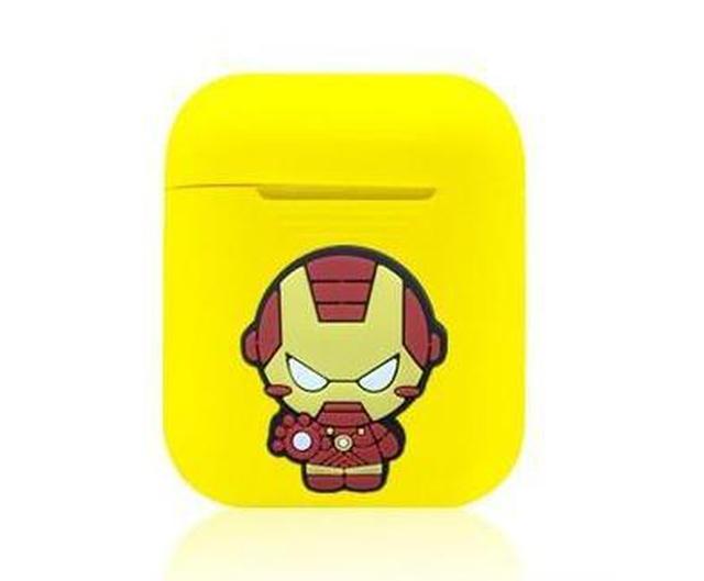 Iron Man Action Yellow AirPods Case Shock Proof Cover