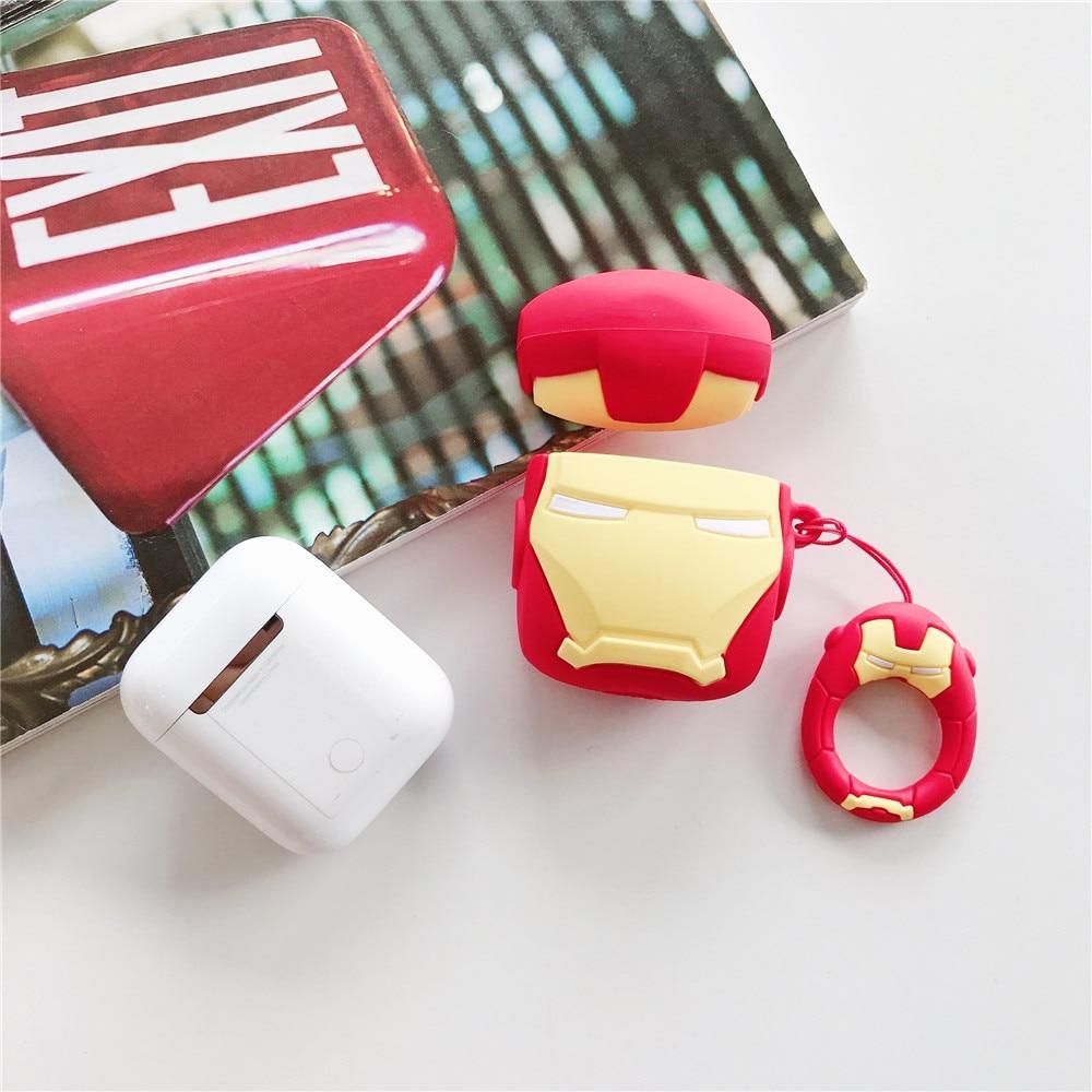 Iron Man Helmet Premium AirPods Case Shock Proof Cover