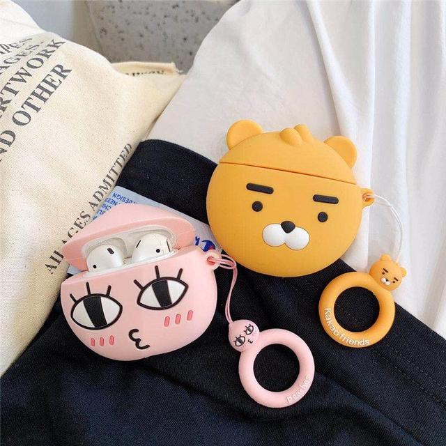 Kakao Friends 'Ryan' Premium AirPods Case Shock Proof Cover